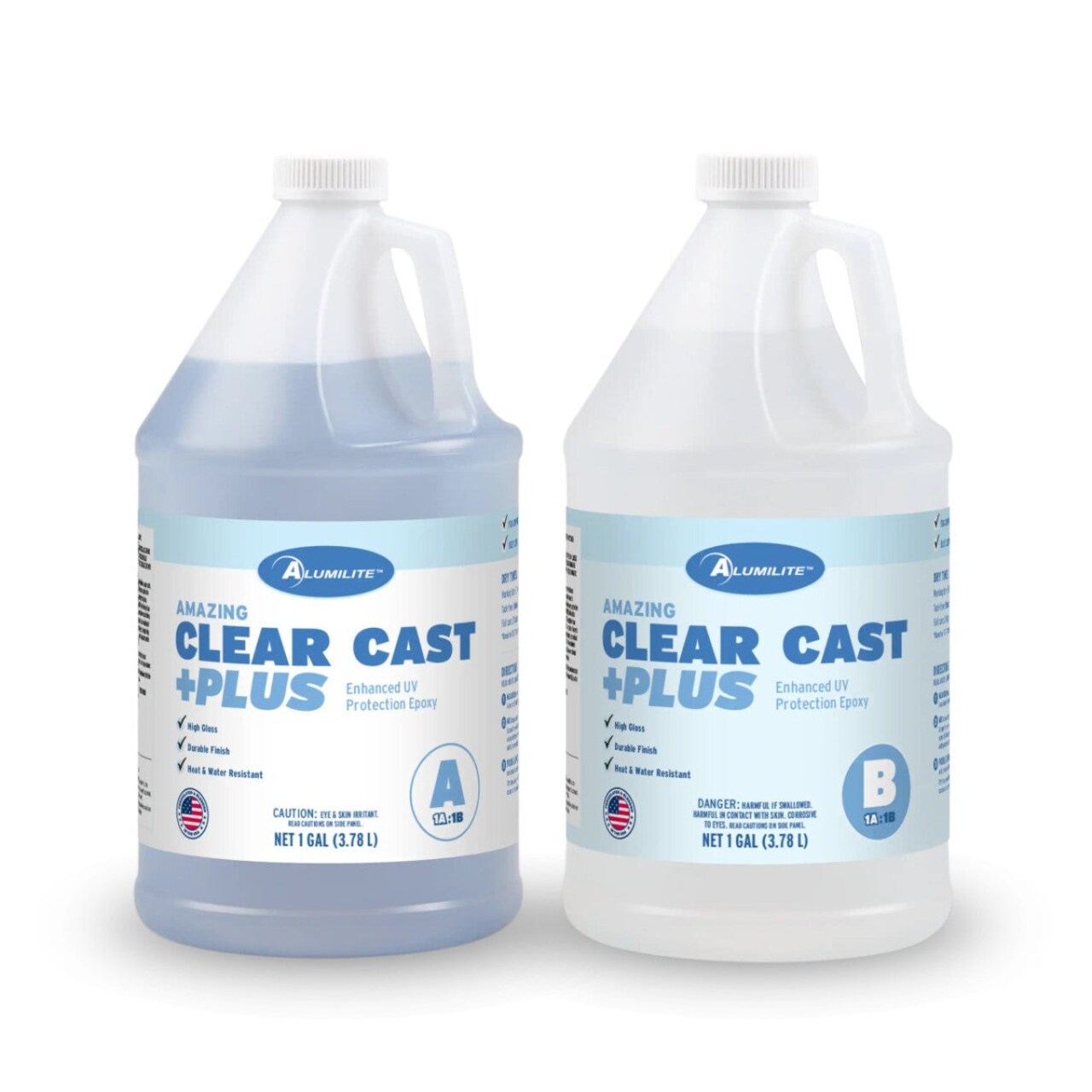 Amazing Clear Cast Plus 2 Gallon Kit - (1 gallon each; side A and side B)
